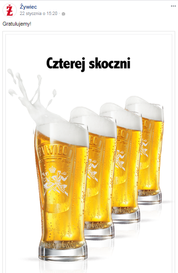 real-time marketing żywiec facebook
