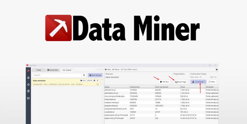 Data Miner Tool